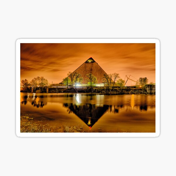 memphis tennessee pyramid arena Sticker
