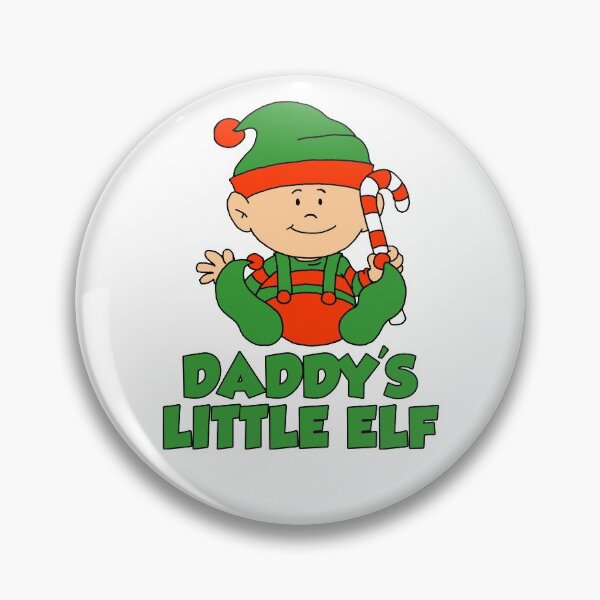 Item preview, Daddy's Little Elf Cute Cartoon Elf With Candy Cane designed and sold by jaycartoonist.
