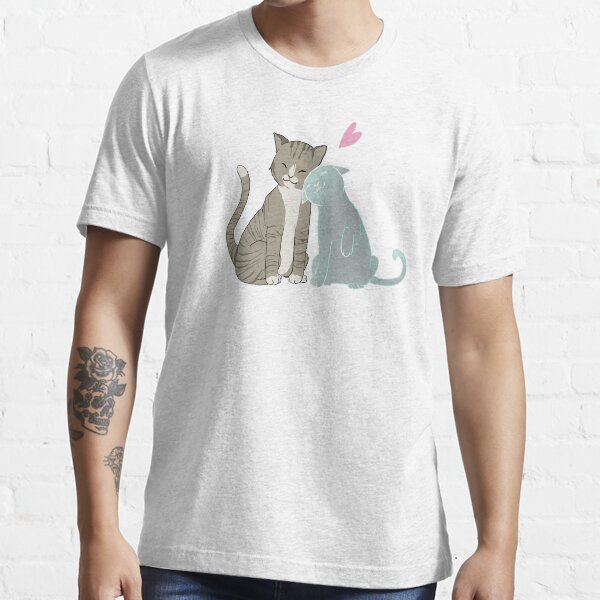"Cat love" Tshirt for Sale by JennyJinya Redbubble cat tshirts