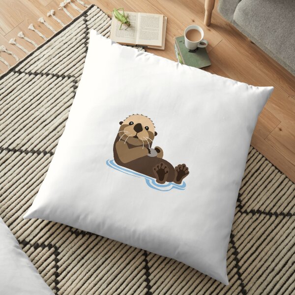 Nutria emoji Cojines de suelo