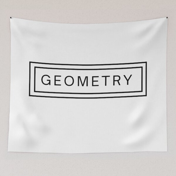 Item preview, Geometry- Black Font designed and sold by Vaishnavi Deo.