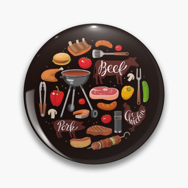 Item preview, Barbecue Grill Ingredients designed and sold by Alicia Chee.