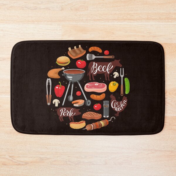 Item preview, Barbecue Grill Ingredients designed and sold by Alicia Chee.