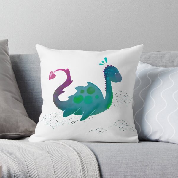 Nessie fait des vagues Coussin