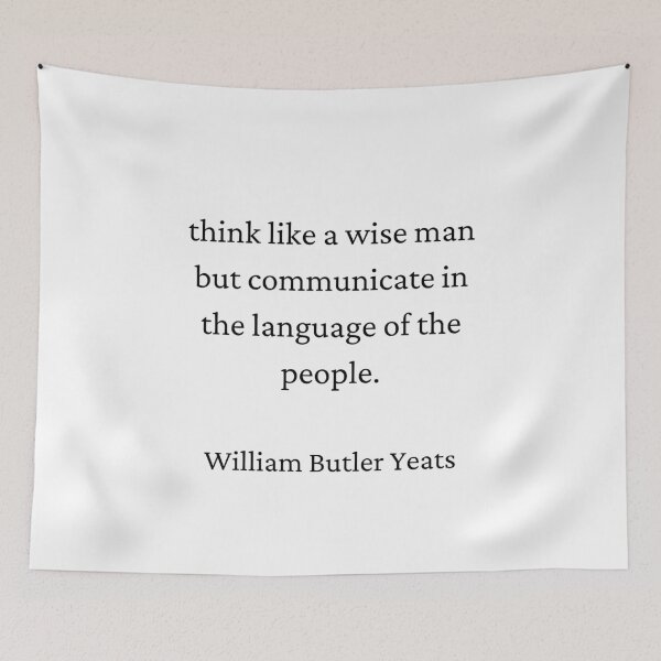Item preview, William Butler Yeats- Wise Man designed and sold by brownbread-.