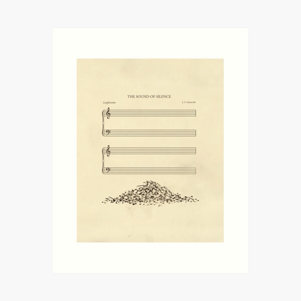 The Sound of Silence Art Print