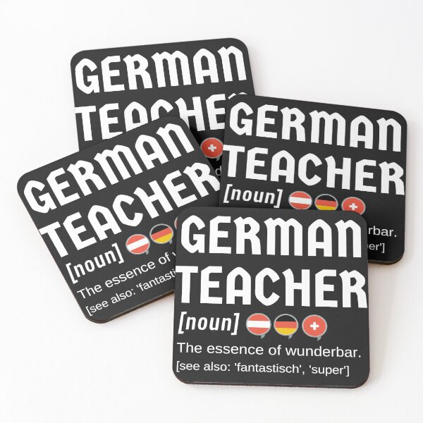 Item preview, Deutschlehrer Deutschlehrerin German Teacher Wunderbar with Flags designed and sold by Time4German.
