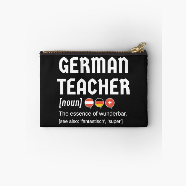 Item preview, Deutschlehrer Deutschlehrerin German Teacher Wunderbar with Flags designed and sold by Time4German.