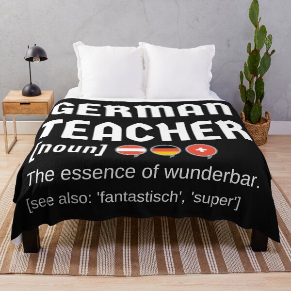 Item preview, Deutschlehrer Deutschlehrerin German Teacher Wunderbar with Flags designed and sold by Time4German.