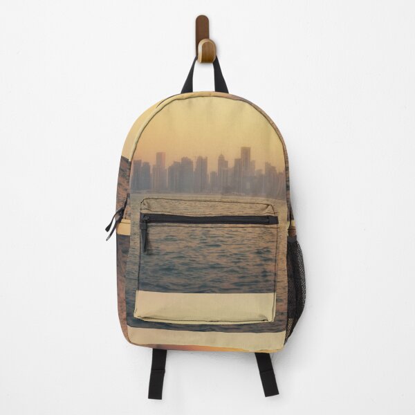 Item preview, Golden Doha Skyline - Calm and Dreamy Horizons designed and sold by gphotobox.