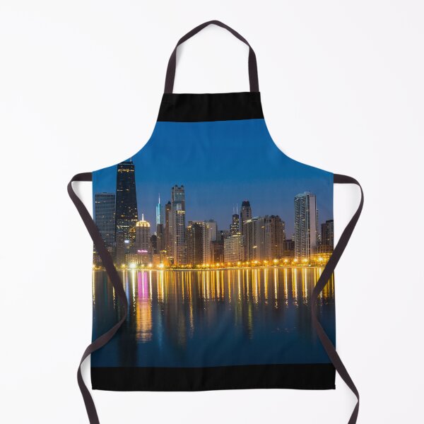 Item preview, Chicago Dawn Cityscape Grayscale designed and sold by mljdwhite.
