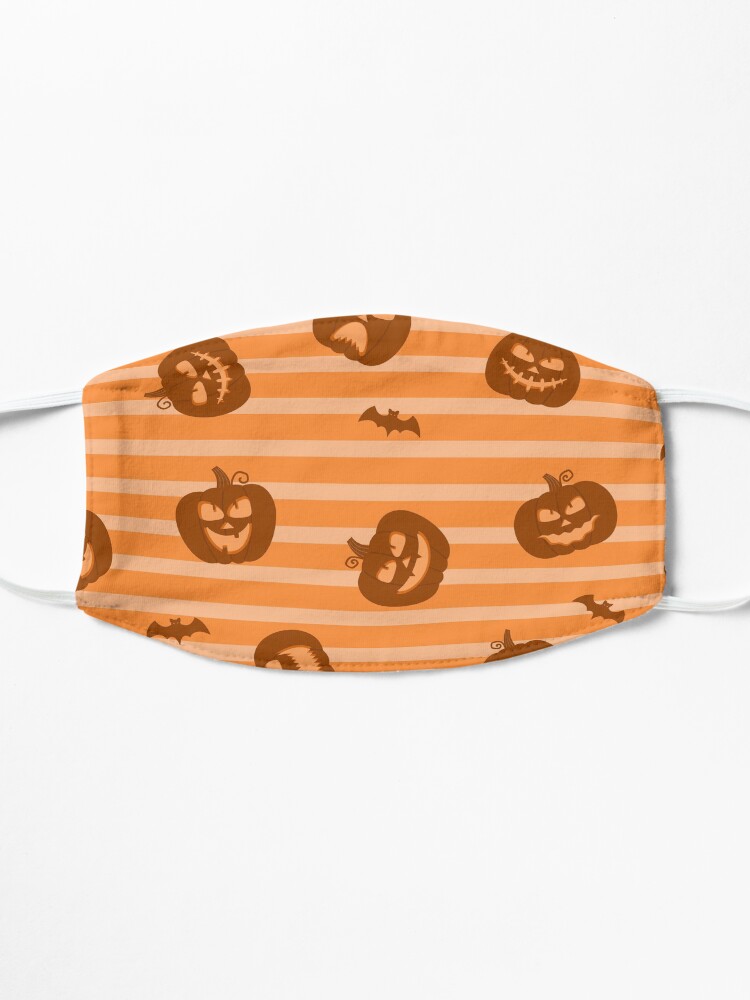 Vista alternativa de Mascarilla Lindo patrón de FIESTA DE HALLOWEEN - diseño para colorear