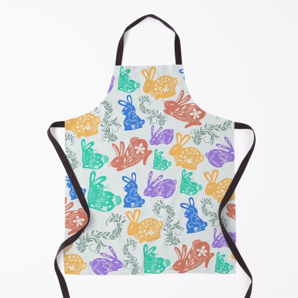 Item preview, Colorful cute bunnies and plants pattern gift design designed and sold by Michael Schmidt.