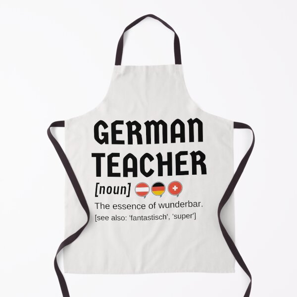 Item preview, German Teacher Definition Professeur d'allemand Wunderbar with Flags designed and sold by Time4German.