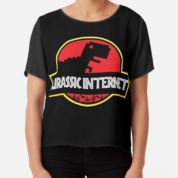 Google trex runner t camisa 100% algodão puro dinossauro chrome google  internet t rex dino offline navegador jogo engraçado geek pixel - AliExpress