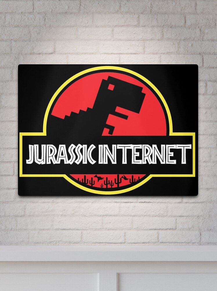 Google Offline Dinosaur Game Metal Print for Sale by DannyAndCo