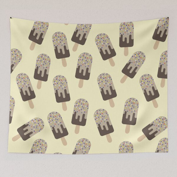 Item preview, Junkfood pack ice cream seamless pattern designed and sold by anins-azuree.