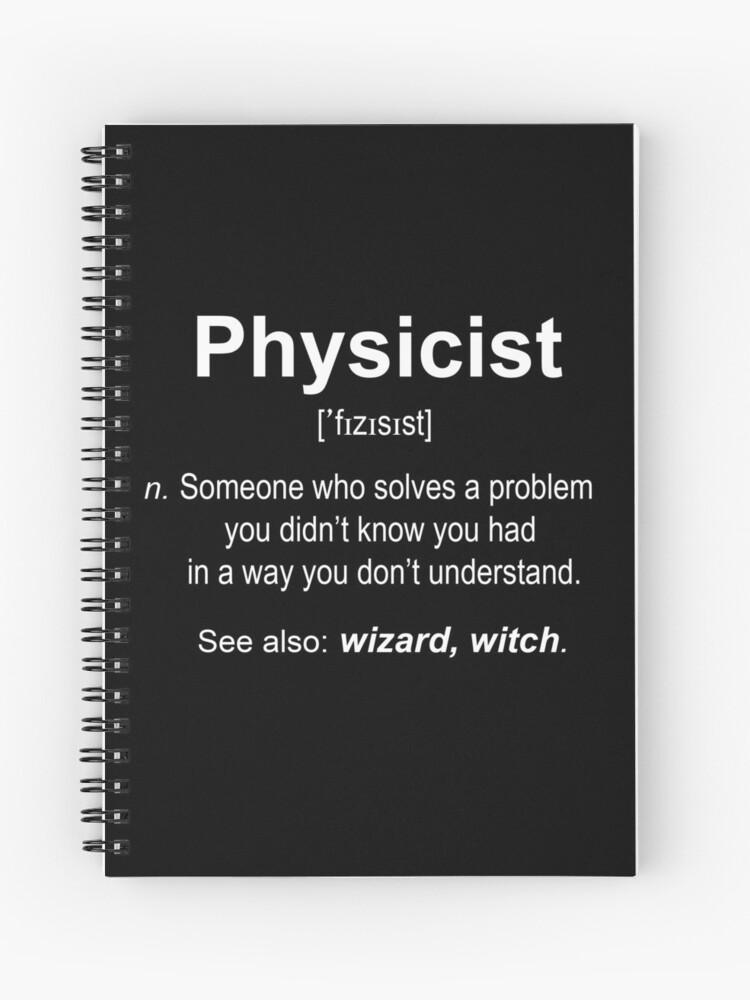 Thumbnail 1 of 3, Journal, Physicist W designed and sold by theladyinred.
