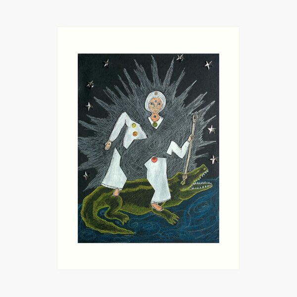 Goddess Akhilandeshvari Art Print
