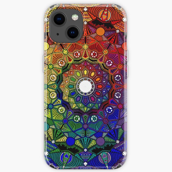 Mandala 46 T-Shirts, Hoodies and Stickers and cases - Jim Gogarty iPhone Soft Case