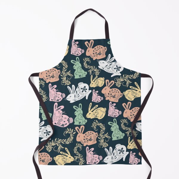 Item preview, Pastel colors cute bunny plants pattern gift design designed and sold by Michael Schmidt.
