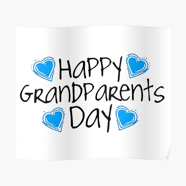 Download Happy Grandparents Day Posters Redbubble