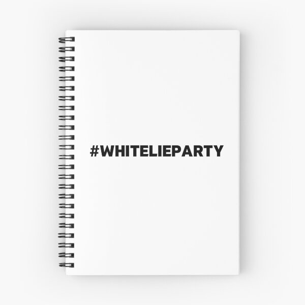 Item preview, white lie party hashtag designed and sold by bas19101.