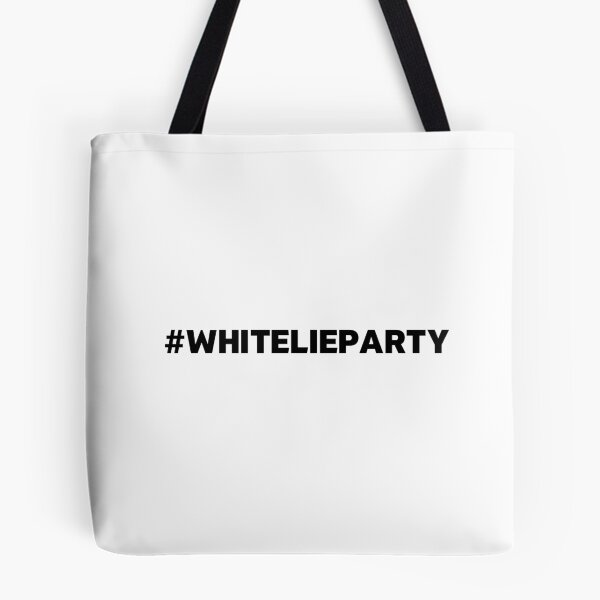 Item preview, white lie party hashtag designed and sold by bas19101.