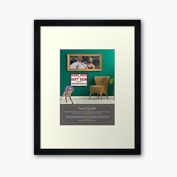 Touch This Skin - Incongruous Modelling 11 Framed Art Print