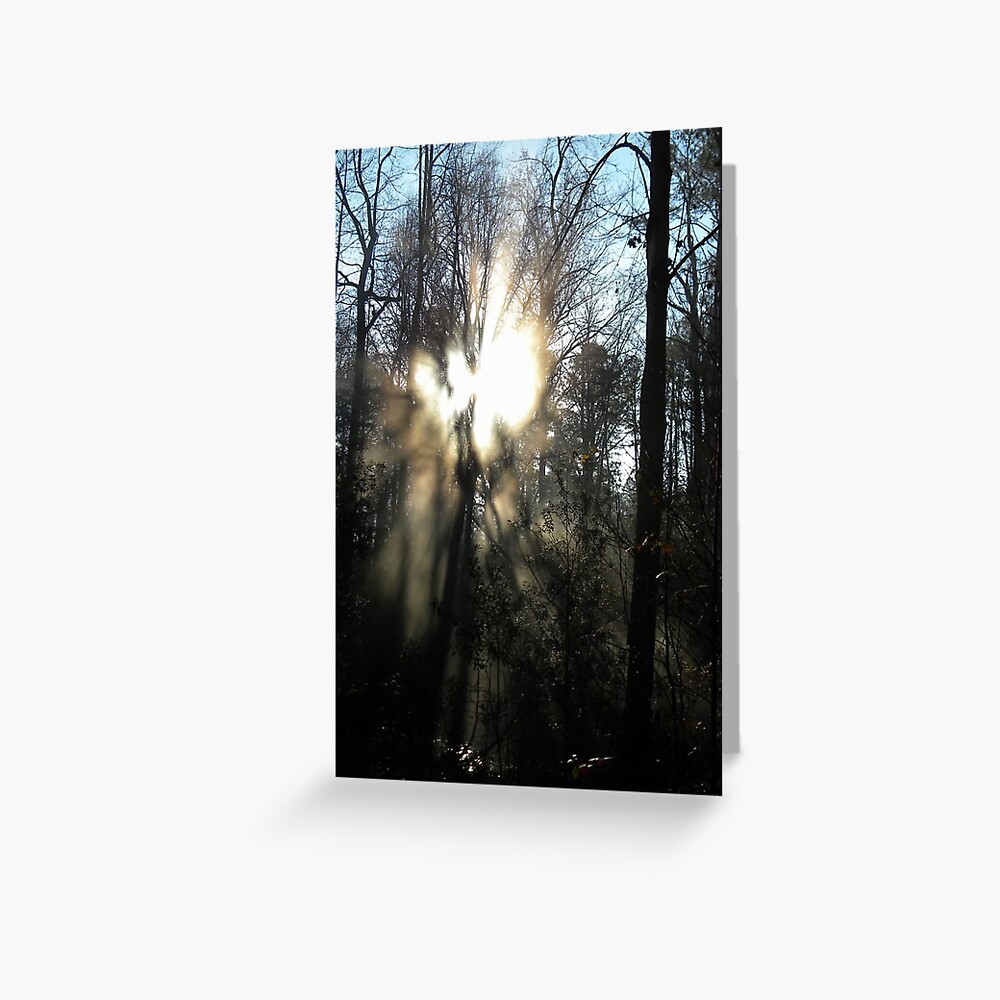 Angel Guidance Windows from Heaven Greeting Card