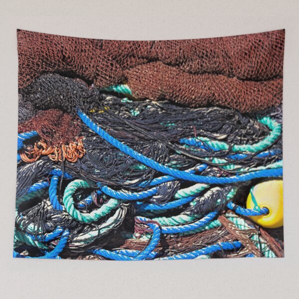 Item preview, Heap of Fishing Nets Ropes and Buoy designed and sold by worldways.