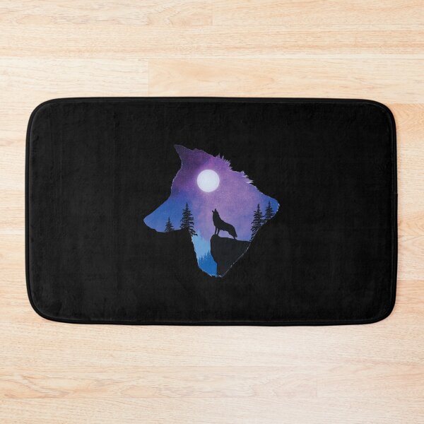 Item preview, T-shirt wolf Moon Shirt Wolf Moon tree sky Stars Shirt designed and sold by BoxHM.