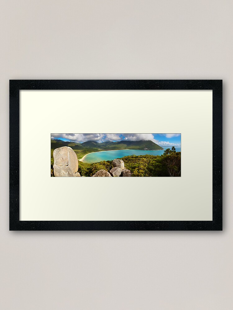 Thumbnail 1 of 7, Framed Art Print, Sealers Cove, Wilsons Promontory, Victoria, Australia designed and sold by Chockstone.