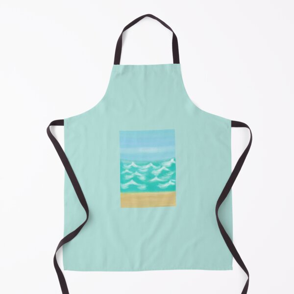 Item preview, Canarian beach on blue designed and sold by Nailia Kublashvili.