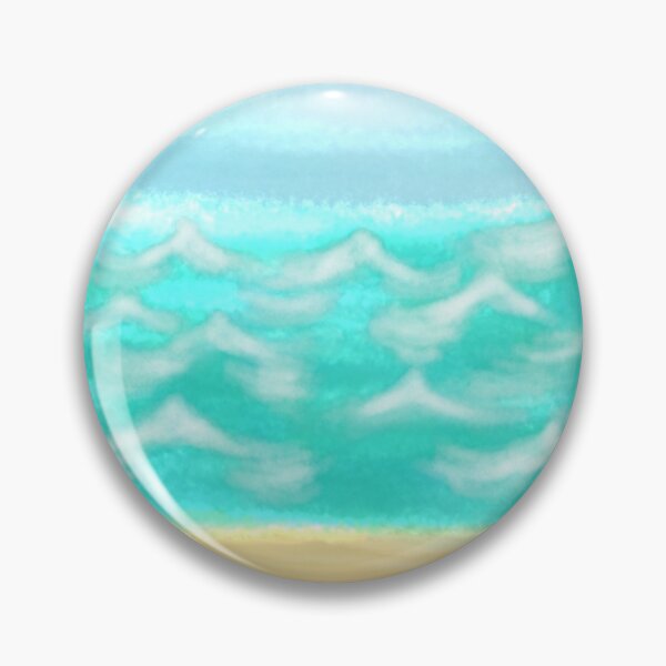 Item preview, Canarian beach on blue designed and sold by Nailia Kublashvili.