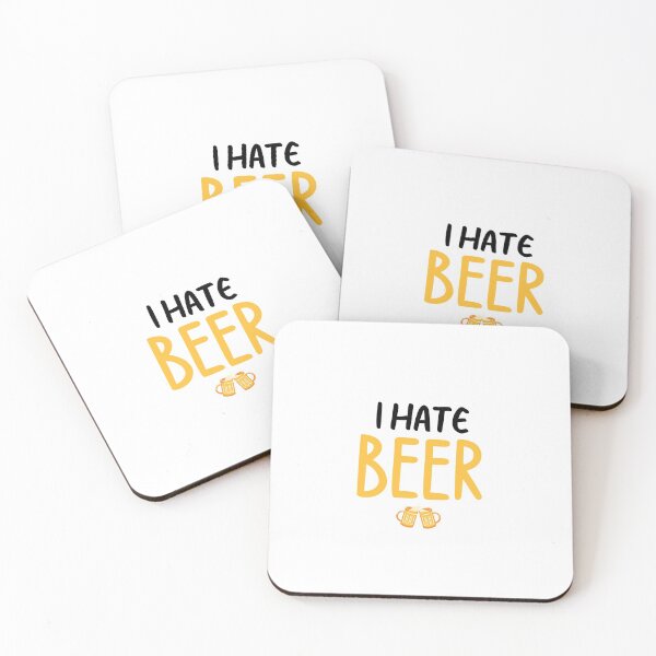 Item preview, i hate beer - white lie party designed and sold by bas19101.