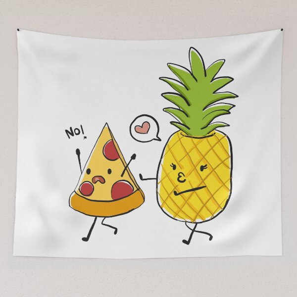 Item preview, Pizza Running Away From a Pineapple designed and sold by PineappleTee.