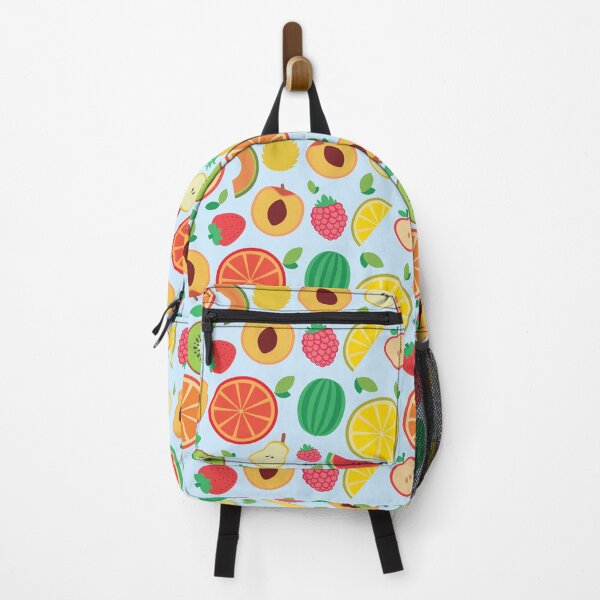 Item preview, Peach Melon Kiwi Lemon Fruit Pattern designed and sold by Patterntastic.