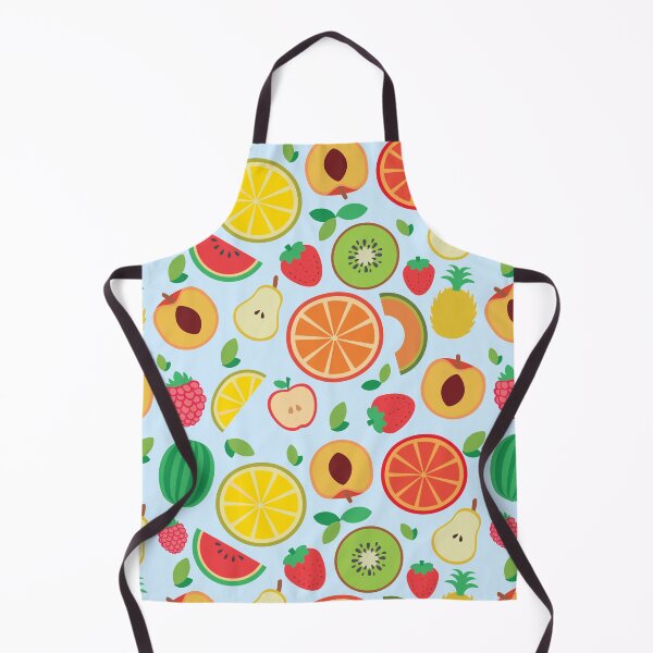 Item preview, Peach Melon Kiwi Lemon Fruit Pattern designed and sold by Patterntastic.