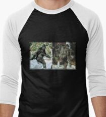 Patty Front and Back Men's Baseball ¾ T-Shirt
