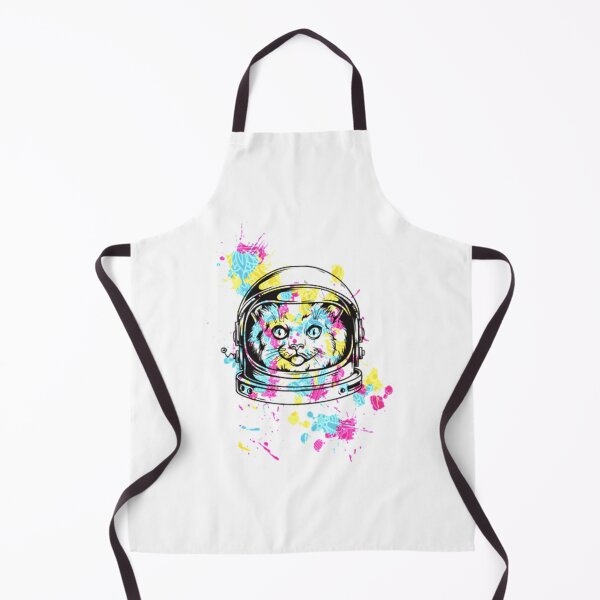 Item preview, Colorful Astronaute Cat Illustration, Pets Lovers designed and sold by Seopdesigns.