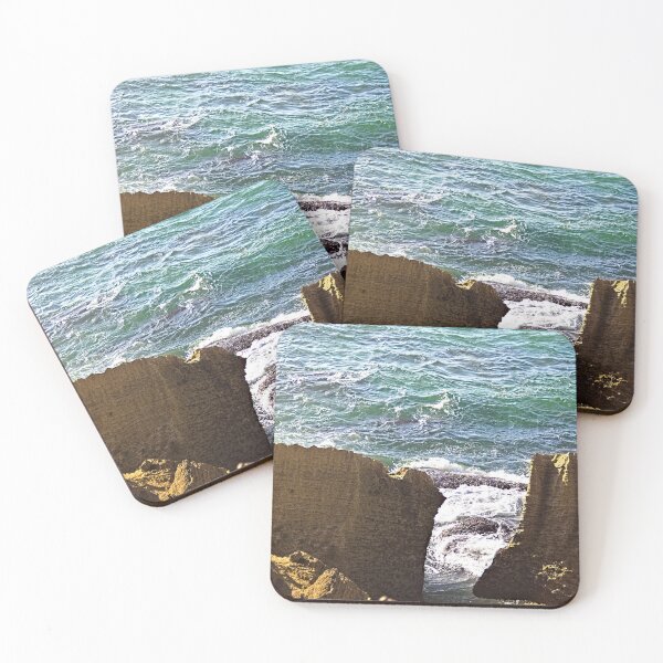Item preview, Sea Waves Cliffs Rocks Seascape designed and sold by worldways.