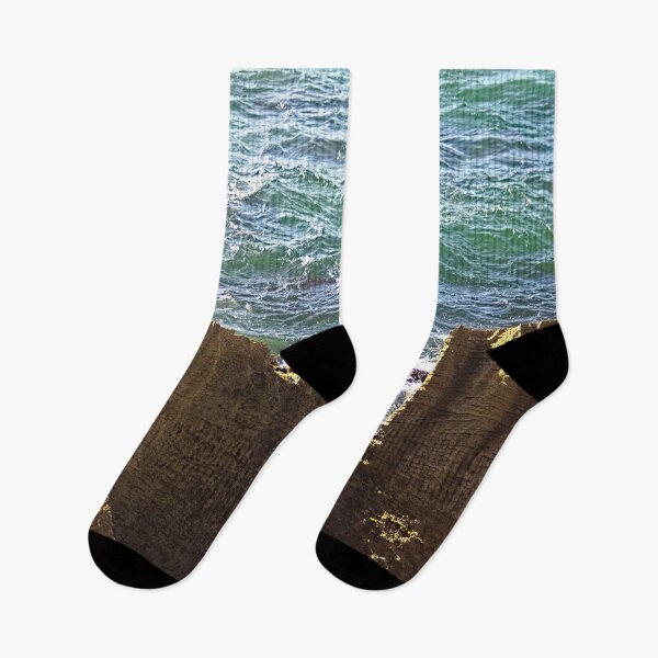 Item preview, Sea Waves Cliffs Rocks Seascape designed and sold by worldways.