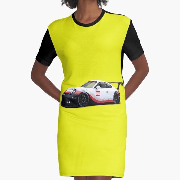 porsche Graphic T-Shirt Dress