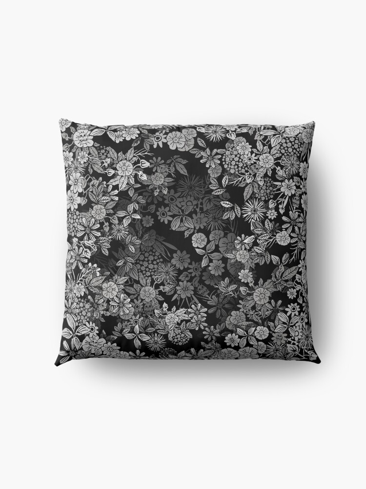 Alternate view of Floral Time Floor Pillow