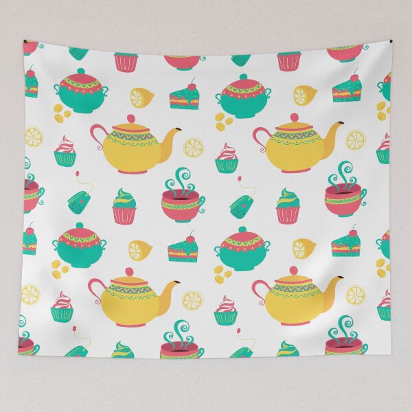 Item preview, British Tea Lover Pattern Gift designed and sold by Patterntastic.