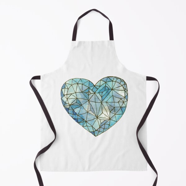 Item preview, Heart of Glass Crystal Gemstone Jewel {Blue/White} designed and sold by Cecilia Mok.