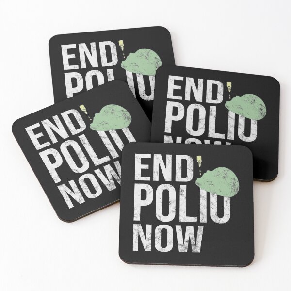 Item preview, Distressed Polio - End Polio Now - Poliovirus designed and sold by DeWinnes.