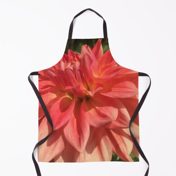 Item preview, Huge, Big and Beautiful Pinky Orange Dinnerplate Dahlia Flower 066 designed and sold by Bees-n-Flowers.