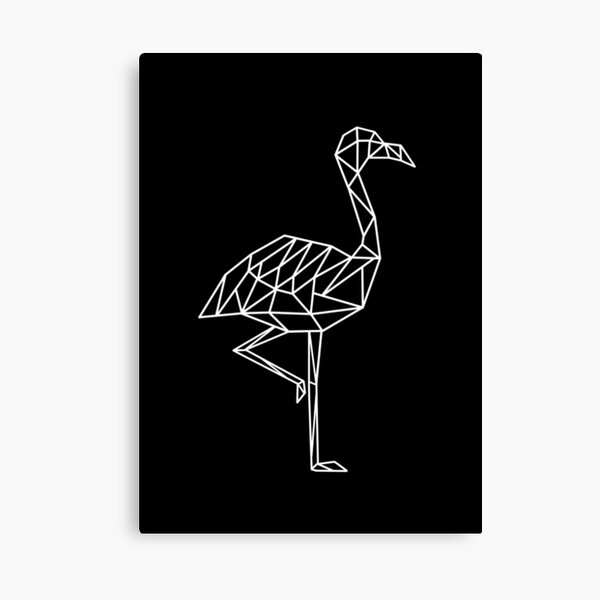 Premium Photo  Flamingo silhouette professional animal photo black white  retro contour motion tattoo poster